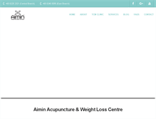 Tablet Screenshot of aimin.com.sg
